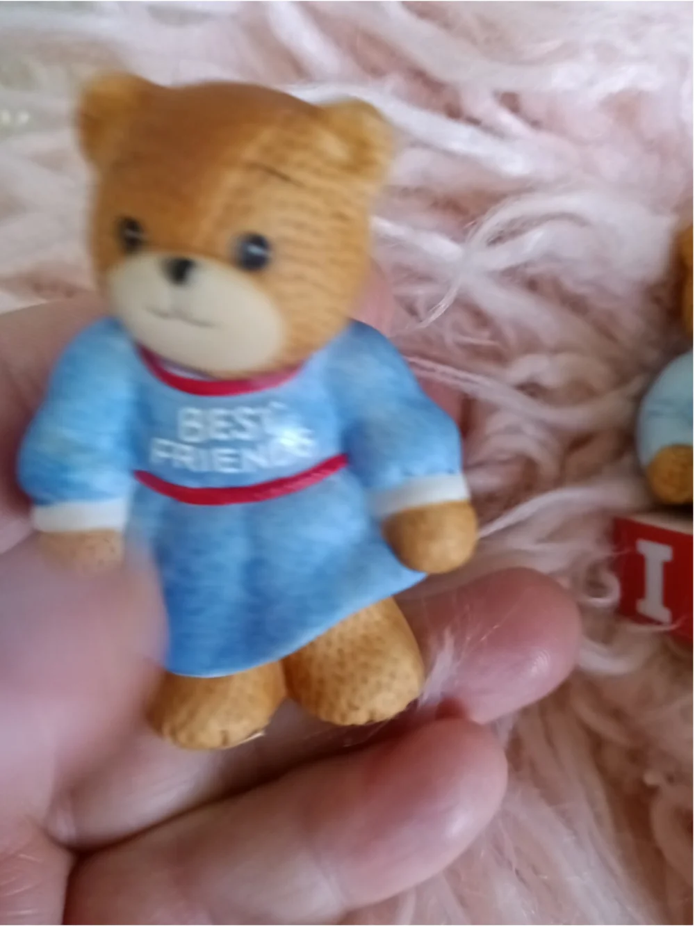 Lucy & Me Best Friends Girl Bear w/ I love U Little Bear Lucy Rigg Pair 1986